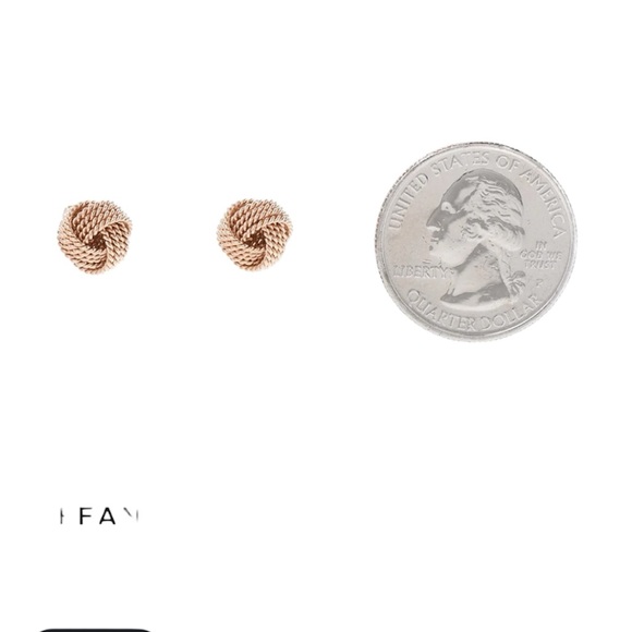 Tiffany & Co. Rose Gold Twist Earrings - Picture 7 of 9